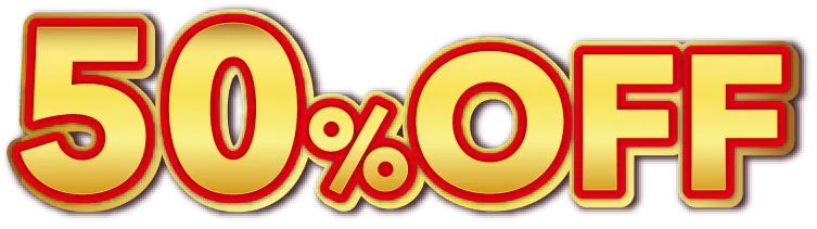 50% OFF