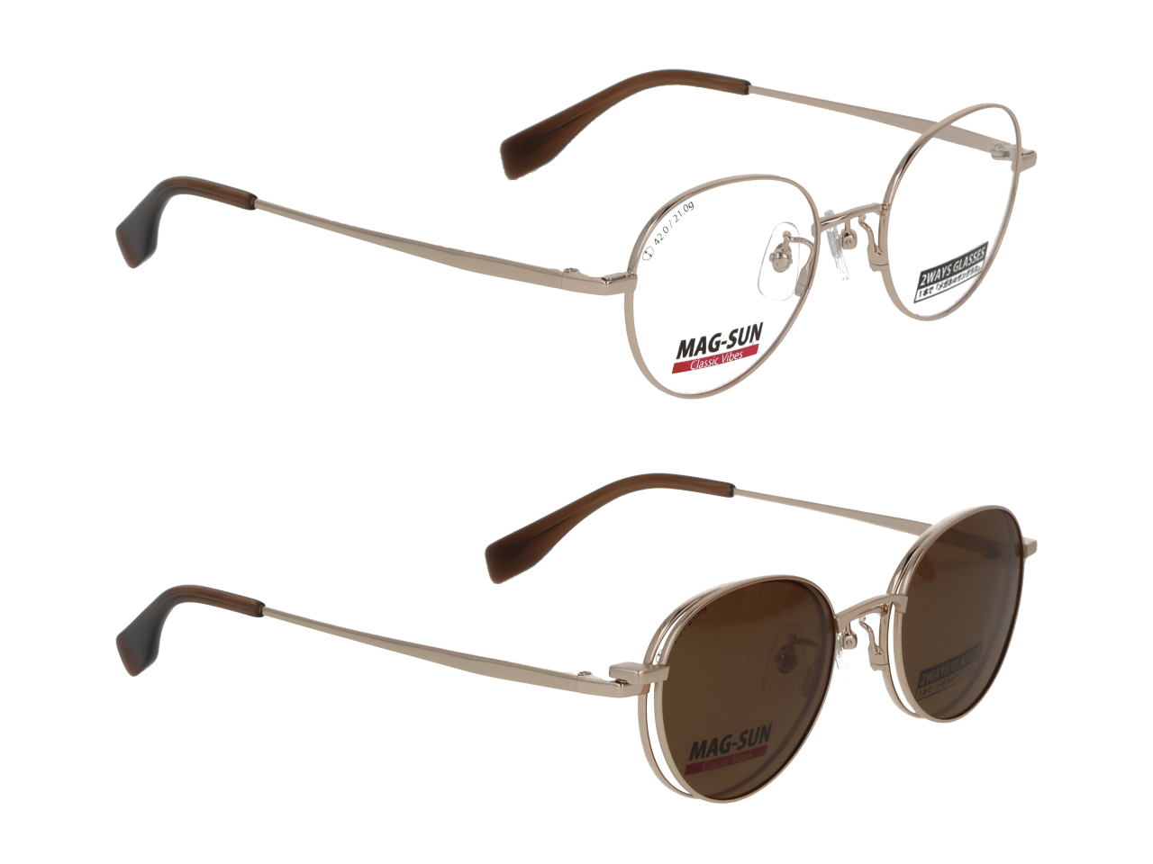 おためし新商品ナビ » Blog Archive » 1秒で即チェンジ！ 『マグネット脱着式メガネ【2WAY SUNGLASSES】classic  vibes』でシーンに合わせたメガネorサングラススタイルを楽しもう
