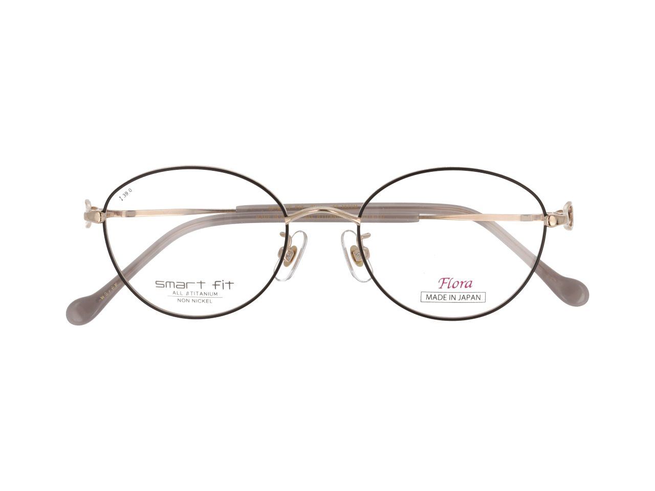 レディース】軽量チタンメガネ｜smart fit Flora