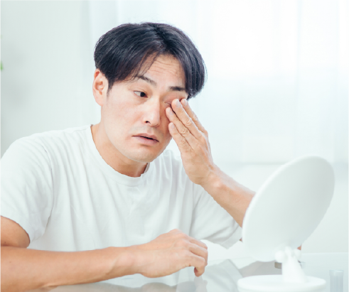 左右の視力差イメージ