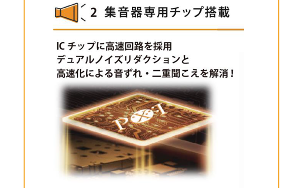集音器専用チップ搭載