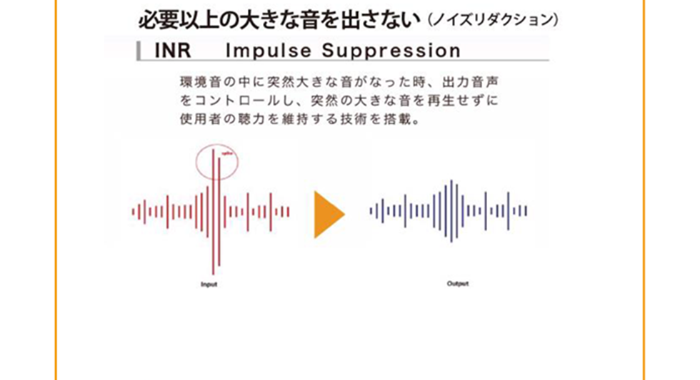 必要以上の大きな音を出さない(ノイズリダクション)