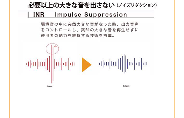 必要以上の大きな音を出さない(ノイズリダクション)