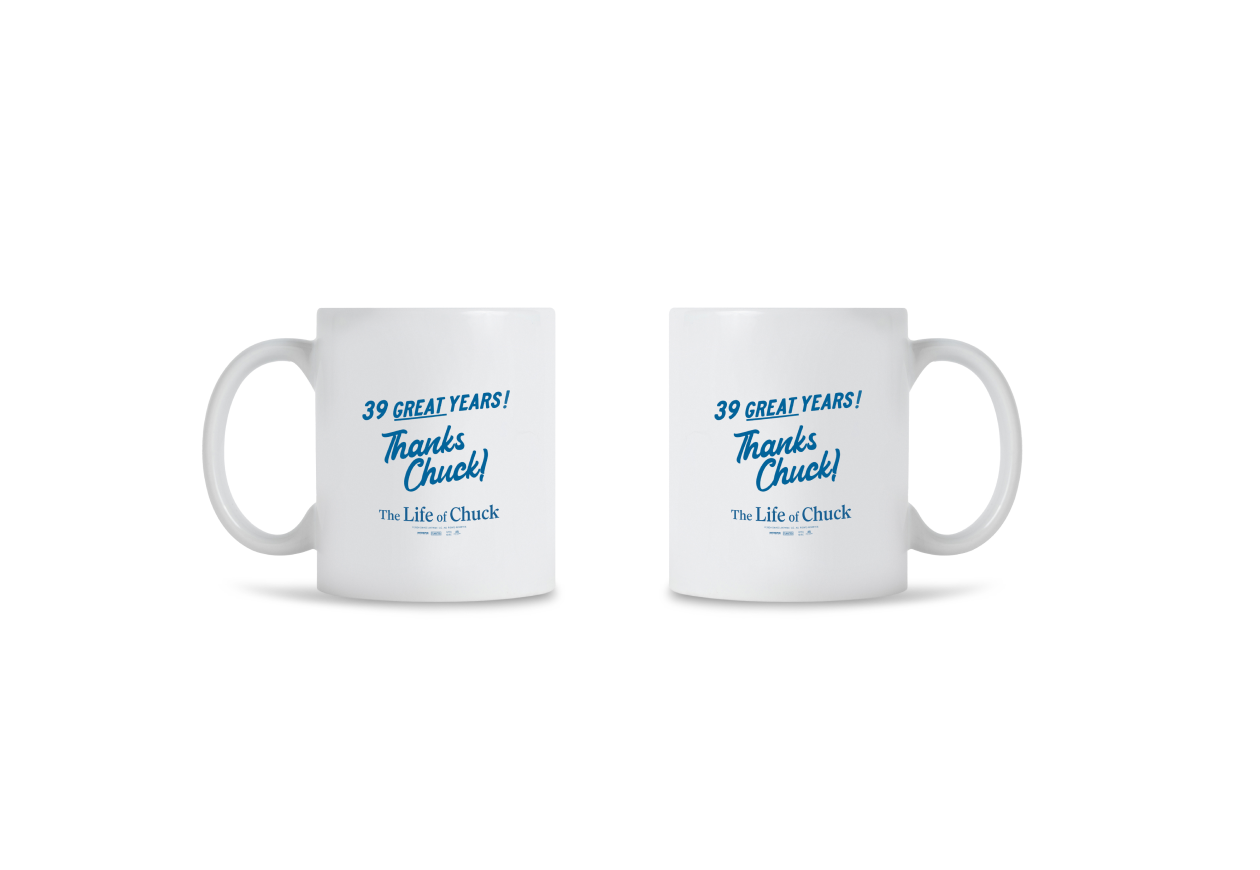 映画「サンキュー、チャック」愛眼コラボマグカップ